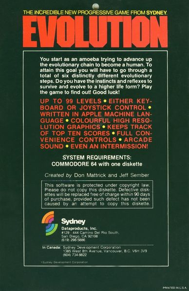 Evolution - Dos