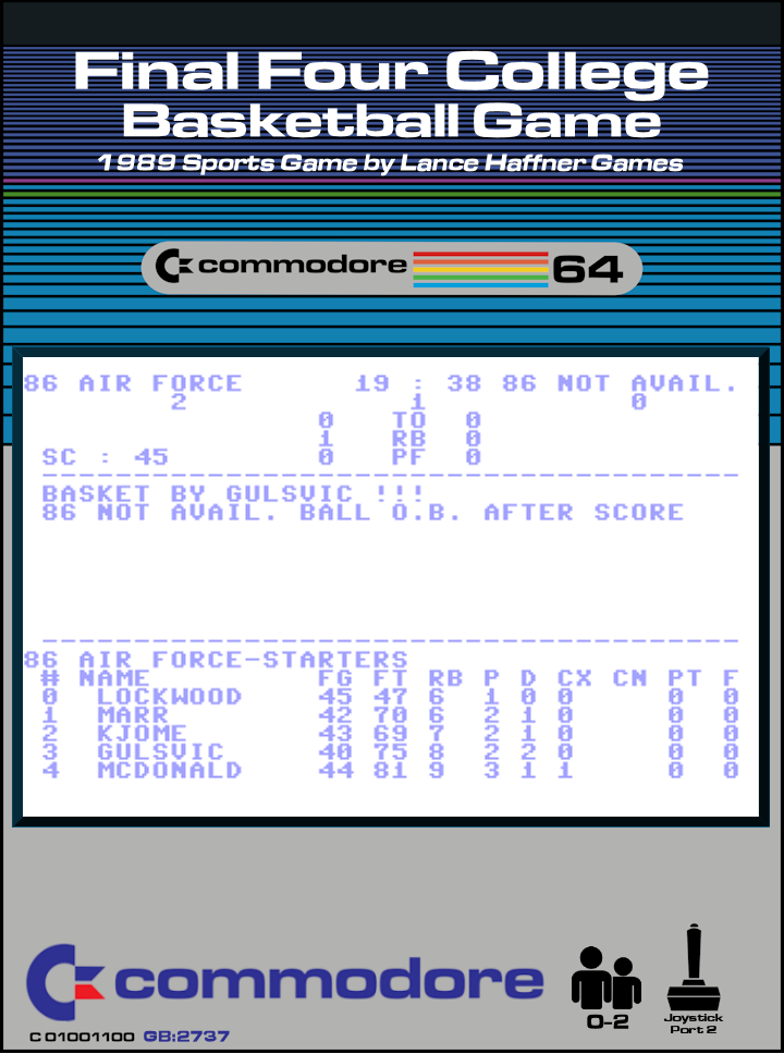 Final Four College Basketball Game