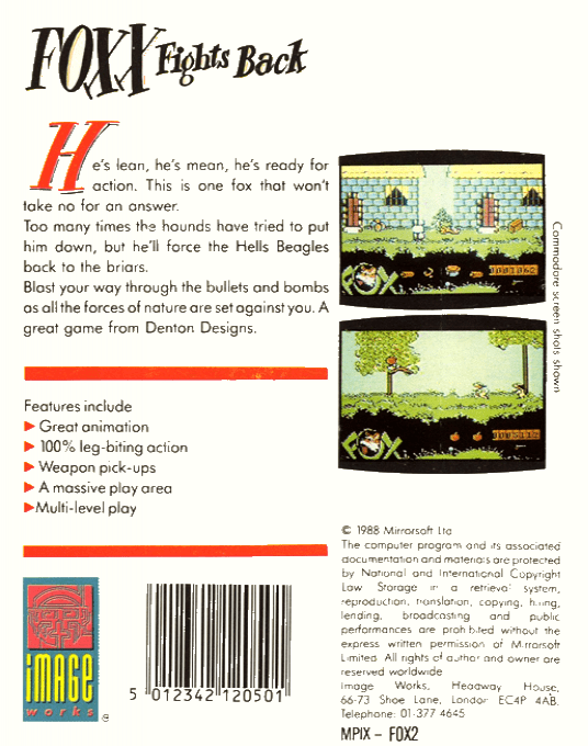 Fox Fights Back! - Dos