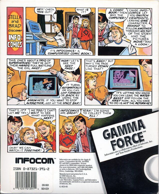 Gamma Force in Pit of a Thousand Screams - Dos