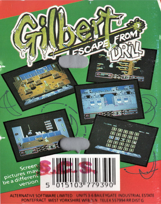 Gilbert - Escape From Drill - Dos