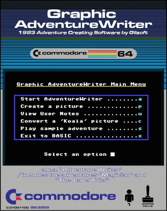 Graphics Adventure Writer