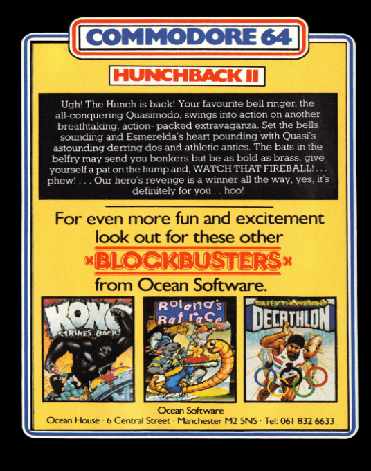 Hunchback 2 - Quasimodo's Revenge - Dos