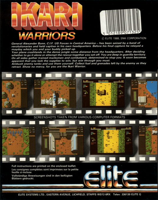 Ikari Warriors (Elite) - Dos