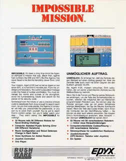 Impossible Mission dos