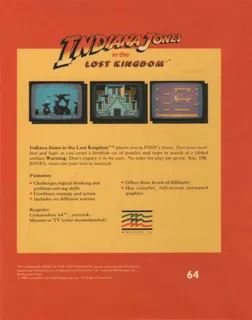 Indiana Jones in the Lost Kingdom dos