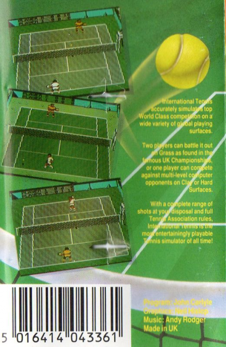 International 3d Tennis - Dos