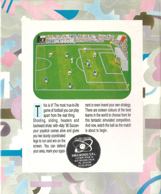 Italy '90 Soccer - Dos