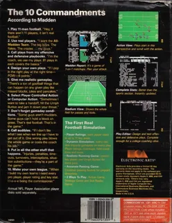 John Madden Football dos