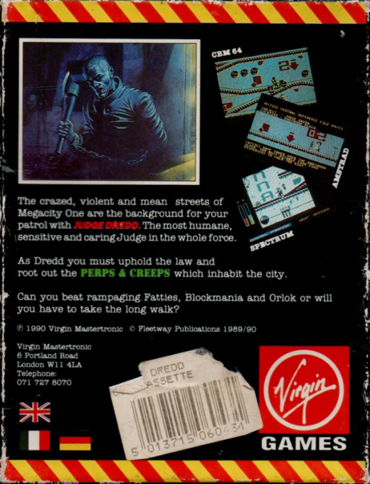 Judge Dredd (Virgin Mastertronic) - Dos