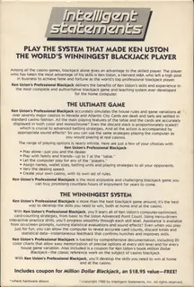 Ken Uston's Professional Blackjack dos