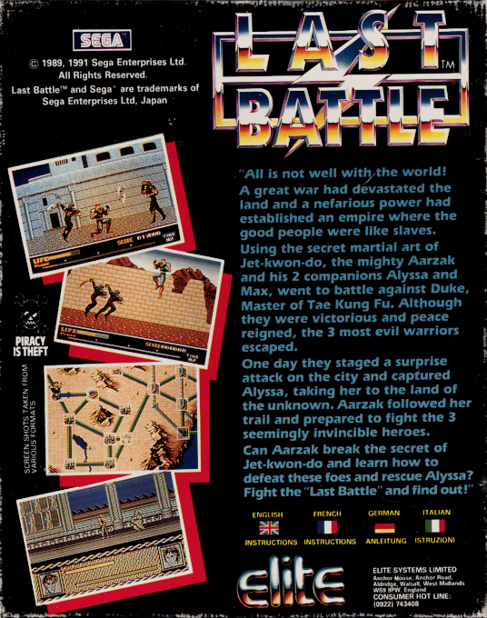 Last Battle - Dos