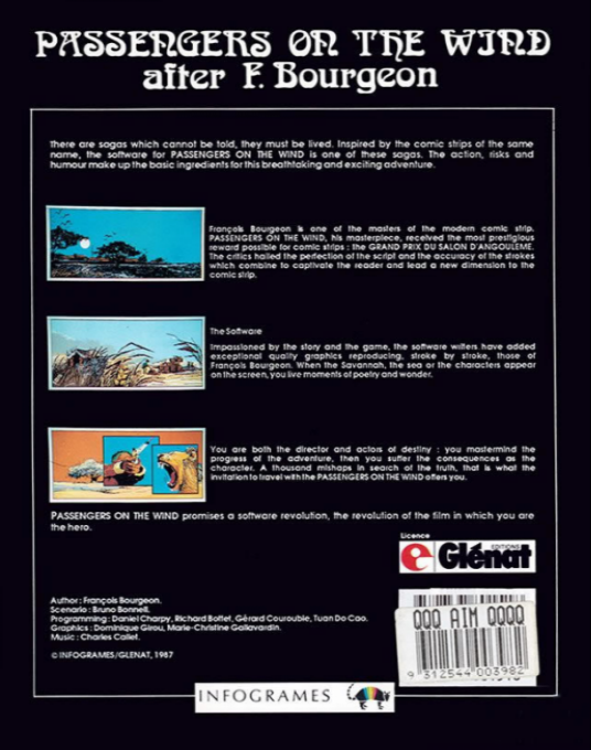 Les Passagers Du Vent - Dos