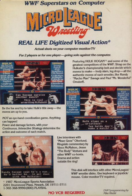 MicroLeague Wrestling - Dos