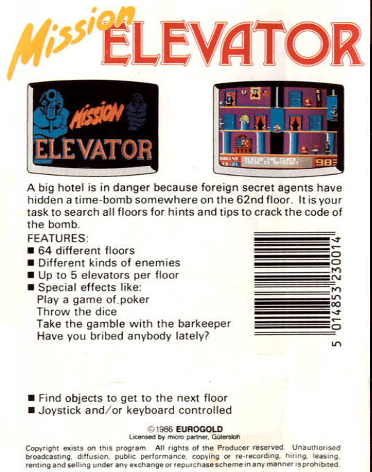 Mission Elevator - Dos