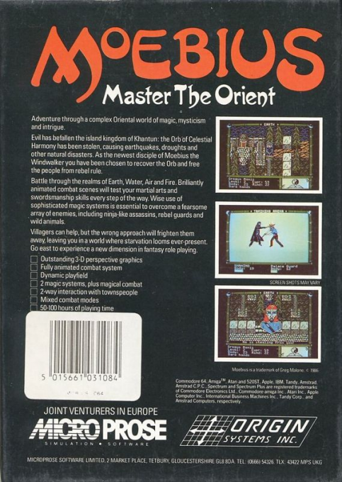 Moebius : The Orb of Celestial Harmony - Dos
