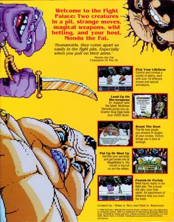 Mondu's Fight Palace dos