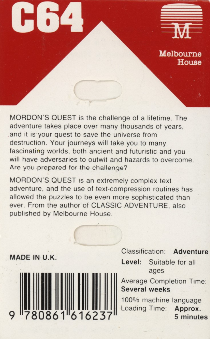 Mordon's Quest - Dos