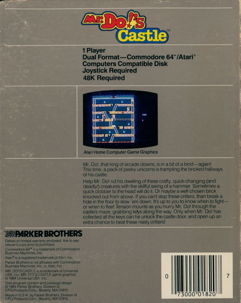 Mr. Do's Castle - Dos