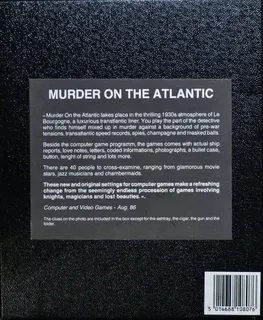 Murder on the Atlantic dos