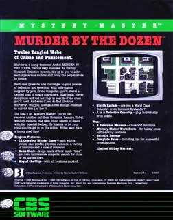 Mystery Master : Murder by the Dozen dos