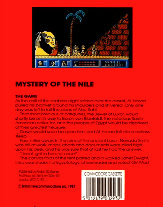 Mystery Of The Nile, The - Dos
