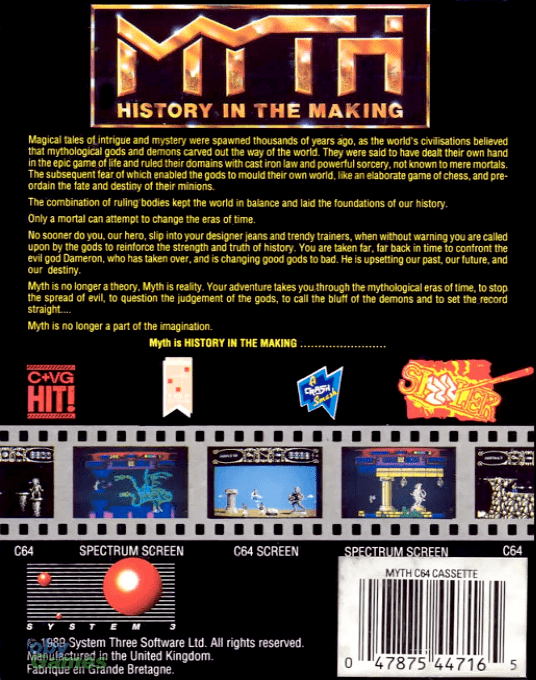 Myth - History in the Making - Dos