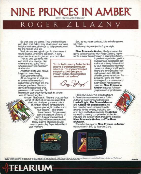 Nine Princes in Amber - Dos