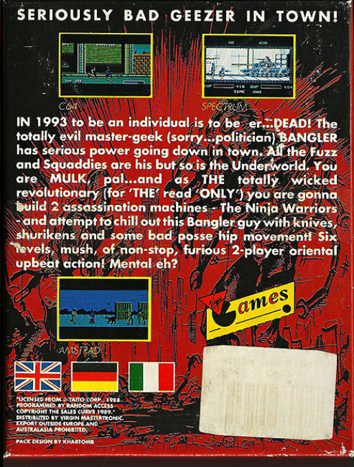 Ninja Warriors, The - Dos