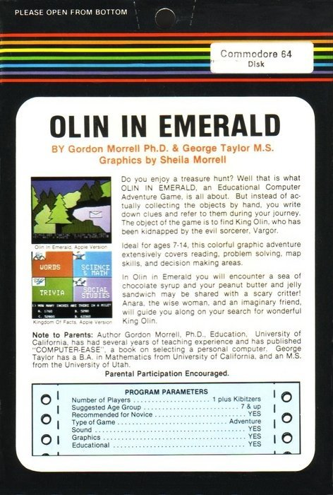Olin in Emerald : Kingdom of Myrrh - Dos