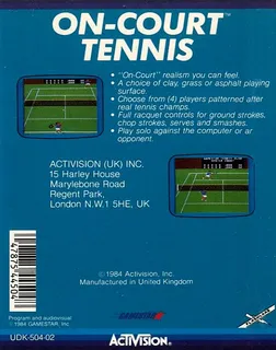 On Court Tennis dos