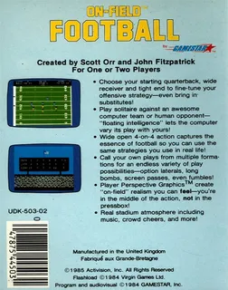 On Field Football dos