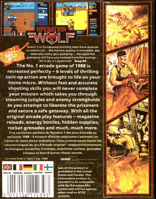 Operation Wolf - Dos