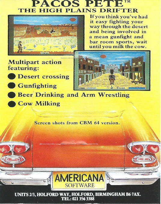 Pacos Pete : The High Plains Drifter - Dos