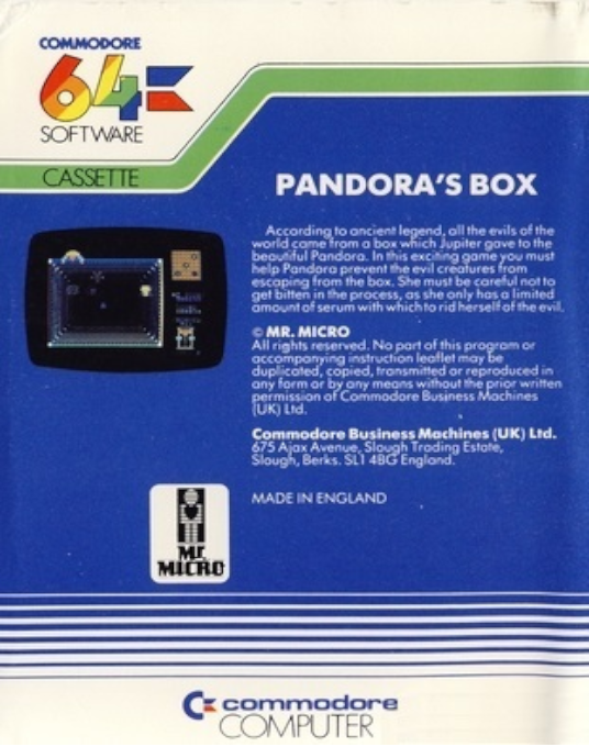 Pandora's Box - Dos