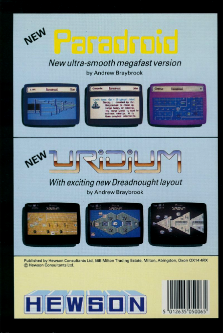 Paradroid : Competition Edition - Dos