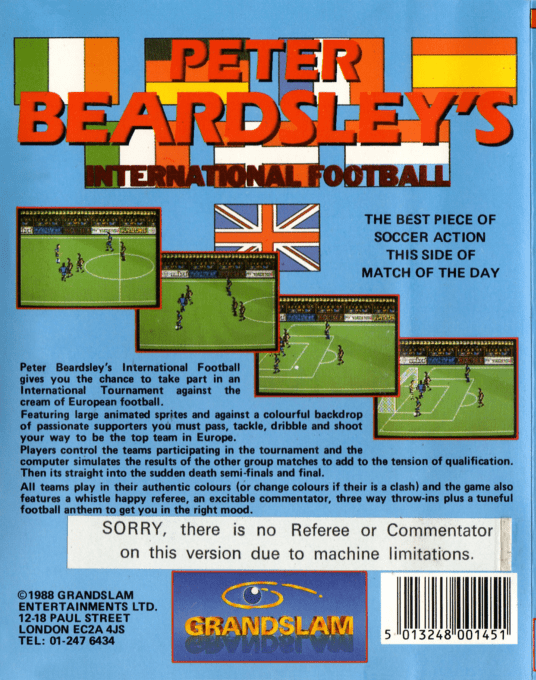 Peter Beardsley's International Football - Dos