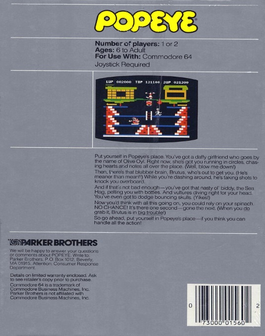 Popeye - Dos
