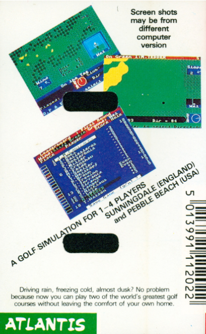 Pro Golf / Progolf (Atlantis) - Dos