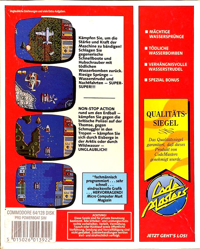 Pro Powerboat Simulator - Dos