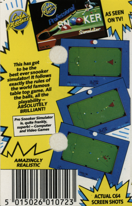 Professional Snooker Simulator - Dos