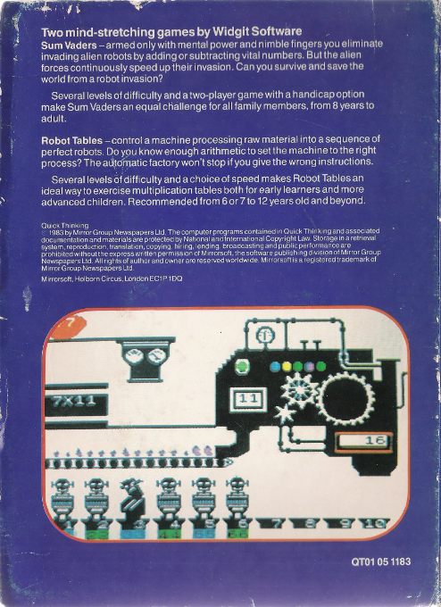 Quick Thinking! - Dos