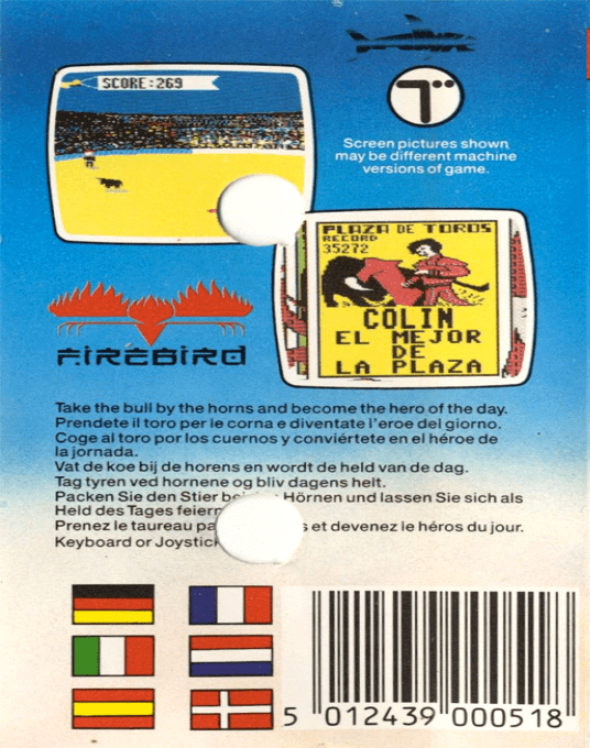 Raging Beast : Olé! - Dos