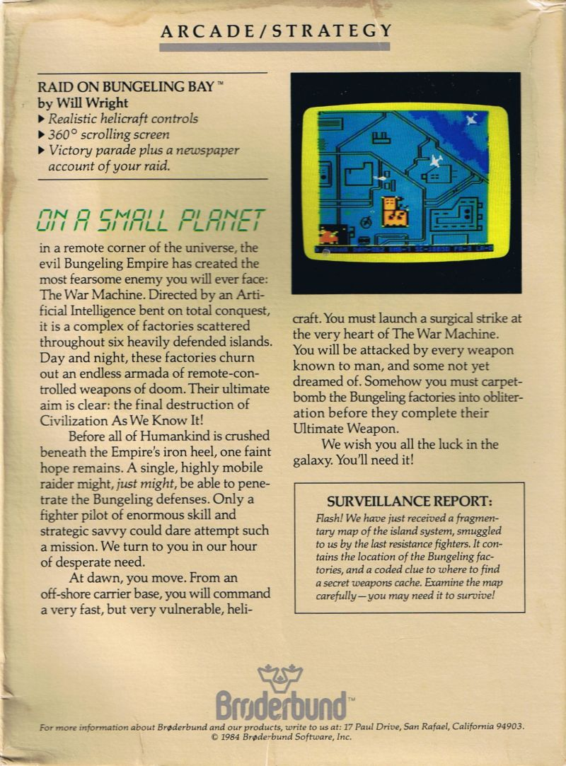 Raid on Bungeling Bay - Dos