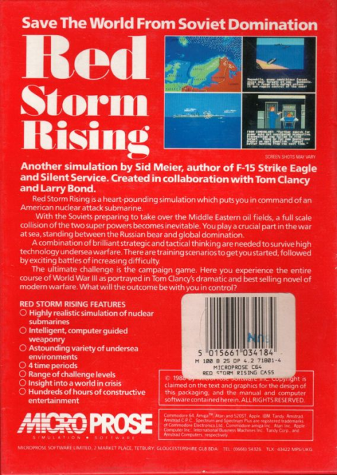 Red Storm Rising - Dos