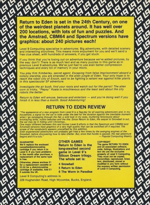 Return To Eden - Dos