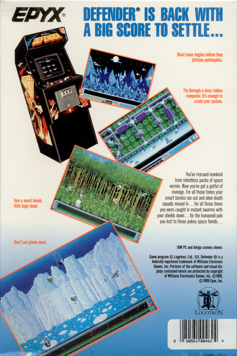 Revenge of Defender - Dos