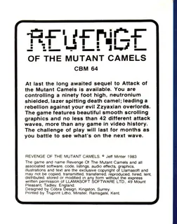 Revenge of the Mutant Camels dos