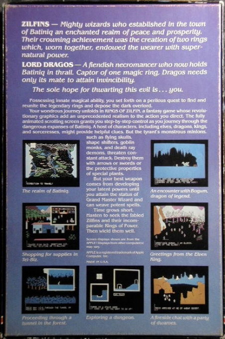 Rings Of Zilfin - Dos