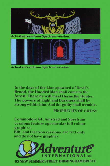 Robin Of Sherwood - The Touchstones Of Rhiannon - Dos